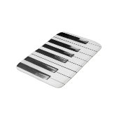 Old Worn Piano Keys Badmat (Gekanteld)