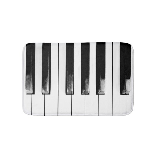 Old Worn Piano Keys Badmat (Voorkant)