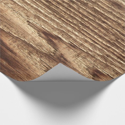 Old Worn Wood Cadeaupapier (Hoek)