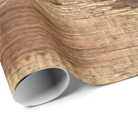 Old Worn Wood Cadeaupapier (Rol Hoek)