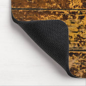 Old Worn Wood Panel Muismat (Hoek)