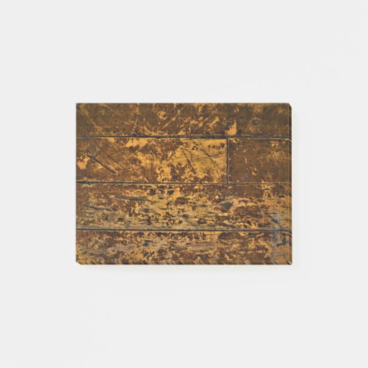 Old Worn Wood Panel Post-it® Notes (Voorkant)