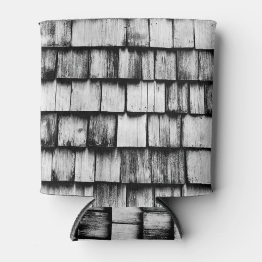 Old Worn Wooden Board Wall Blikjeskoeler (Voorkant)