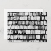 Old Worn Wooden Board Wall Briefkaart (Voorkant / Achterkant)