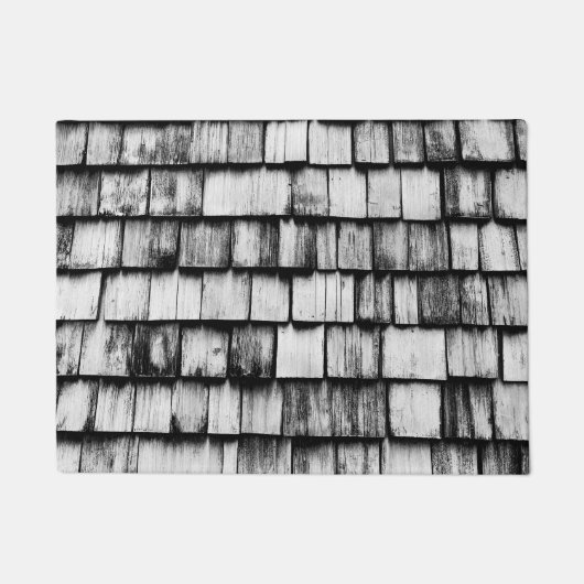 Old Worn Wooden Board Wall Deurmat (Voorkant)