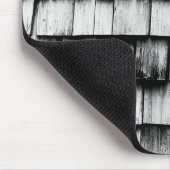 Old Worn Wooden Board Wall Muismat (Hoek)