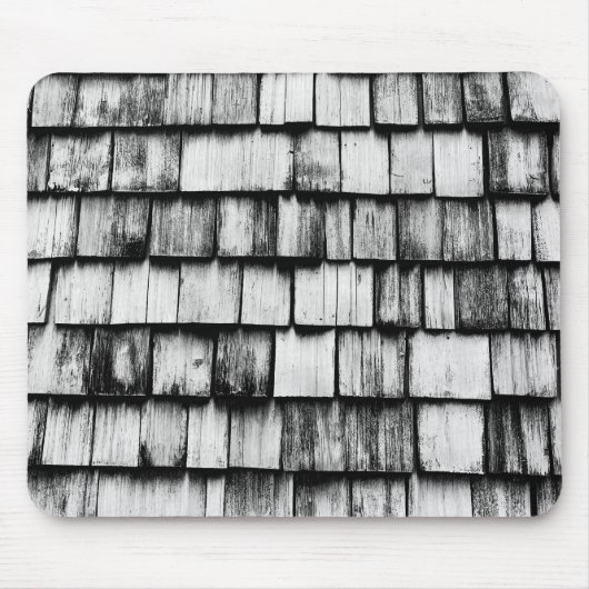 Old Worn Wooden Board Wall Muismat (Voorkant)