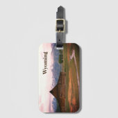 Old Wyoming Barn Bagagelabel (Voorkant (verticaal))