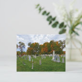 Old Yard Cemetery, Stowe, Vermont Briefkaart (Staand voorkant)