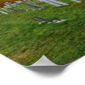 Old Yard Cemetery, Stowe, Vermont Poster (Hoek)