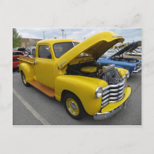Old Yellow Truck Briefkaart