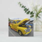 Old Yellow Truck Briefkaart (Staand voorkant)