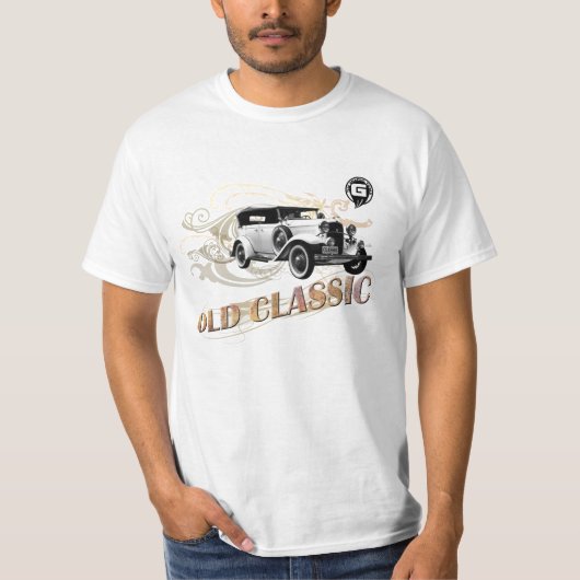 OldClassicCar_Basic T-shirt (Voorkant)