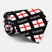Olde England - Zwart Stropdas (Opgerold)