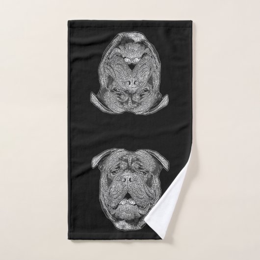 Olde English Bulldog-set badhanddoeken Bad Handdoek (Handdoek)