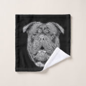 Olde English Bulldog-set badhanddoeken Bad Handdoek (Wasdoekje)