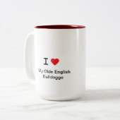 Olde English Bulldogge Coffee Mok (Voorkant links)