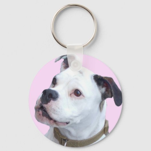 Olde English Bulldogge sleutelhanger (Voorkant)