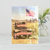 Olde glory kaart (Staand voorkant)