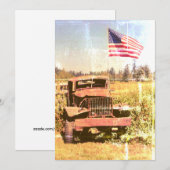 Olde glory kaart (Voorkant / Achterkant)