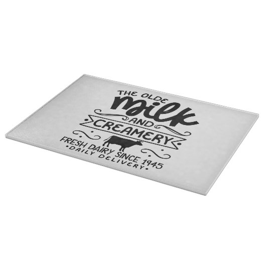 Olde Melk en Creamery Snijplank (Hoek)