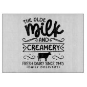 Olde Melk en Creamery Snijplank (Voorkant)