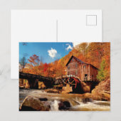 Olde Mill in het najaar Briefkaart (Voorkant / Achterkant)