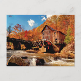 Olde Mill in het najaar Briefkaart