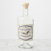 Olde Salem Apothecary BAT TONIC Likeurfles Etiket (Voorkant)