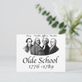 Olde School Briefkaart (Staand voorkant)