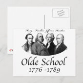 Olde School Briefkaart (Voorkant / Achterkant)