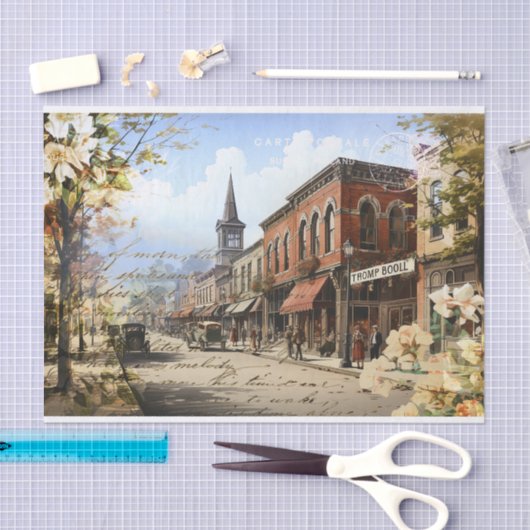Olde Towne Memories Decoupage Tissuepapier (Craft)
