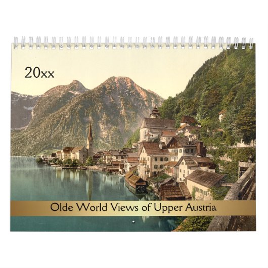 Olde World Uitzicht of Upper Austria Kalender (Hoes)