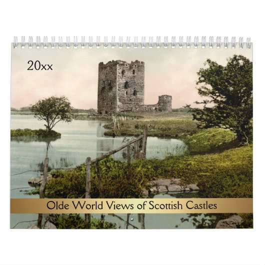 Olde World-Uitzichten van Scottish Castles Kalender (Hoes)