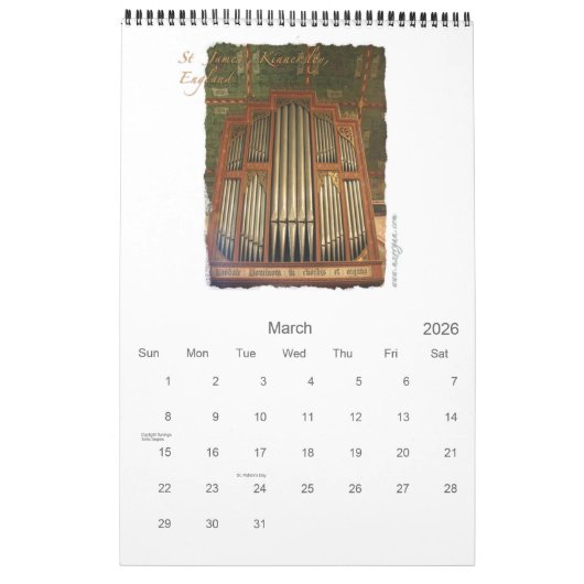 Olde Worlde Pipe Kalender (Mar 2026)