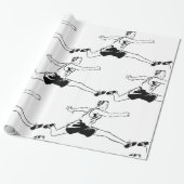 Olden Days Hurdler Cadeaupapier (Uitgerold)