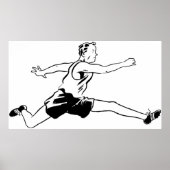 Olden Days Hurdler Poster (Voorkant)