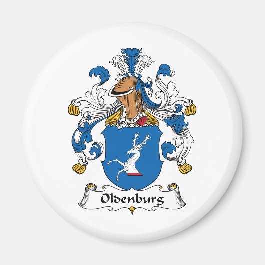 Oldenburg Family Crest Magneet (Voorkant)