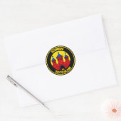 Oldenburg Round Emblem Ronde Sticker (Envelop)