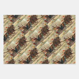 Older and Younger Sisters Ride - Mary Evans Inpakpapier Vel