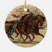Older and Younger Sisters Ride - Mary Evans Keramisch Ornament (Achterkant)