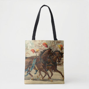 Older and Younger Sisters Ride - Mary Evans Tote Bag