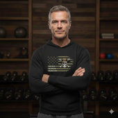 Older Slower Smarter American Flag Skull Hoodie