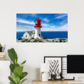 OLDEST LIGHTHOUSE IN NOORWEGEN - LINDESNES POSTER (Thuiskantoor)