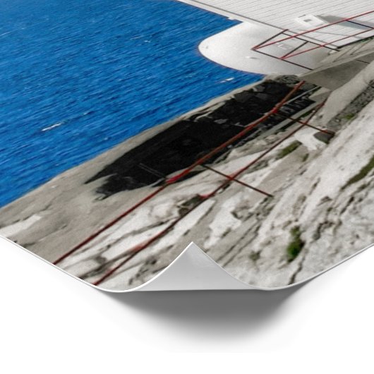 OLDEST LIGHTHOUSE IN NOORWEGEN - LINDESNES POSTER (Hoek)