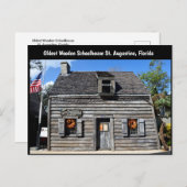 Oldest Wooden Schoolhouse Briefkaart (Voorkant / Achterkant)