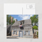 Oldest Wooden Schoolhouse Briefkaart (Voorkant / Achterkant)