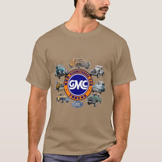 oldGMCtrucks.com T-Shirt - Volledige voorzijde (Voorkant)