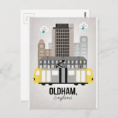 Oldham Briefkaart (Voorkant / Achterkant)