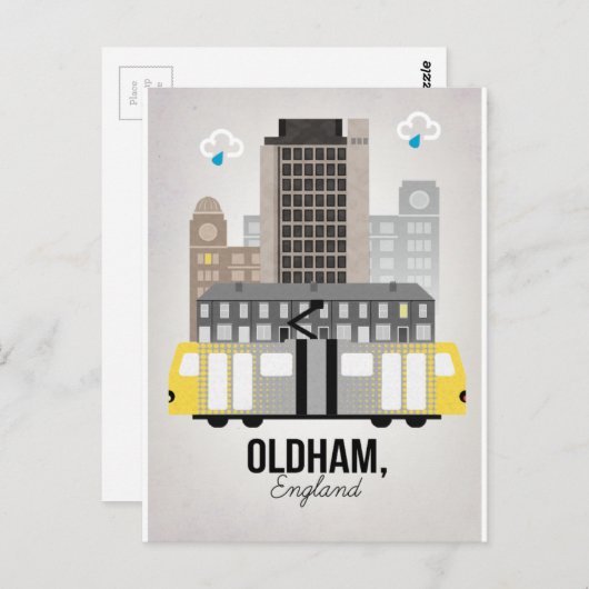 Oldham Briefkaart (Voorkant / Achterkant)